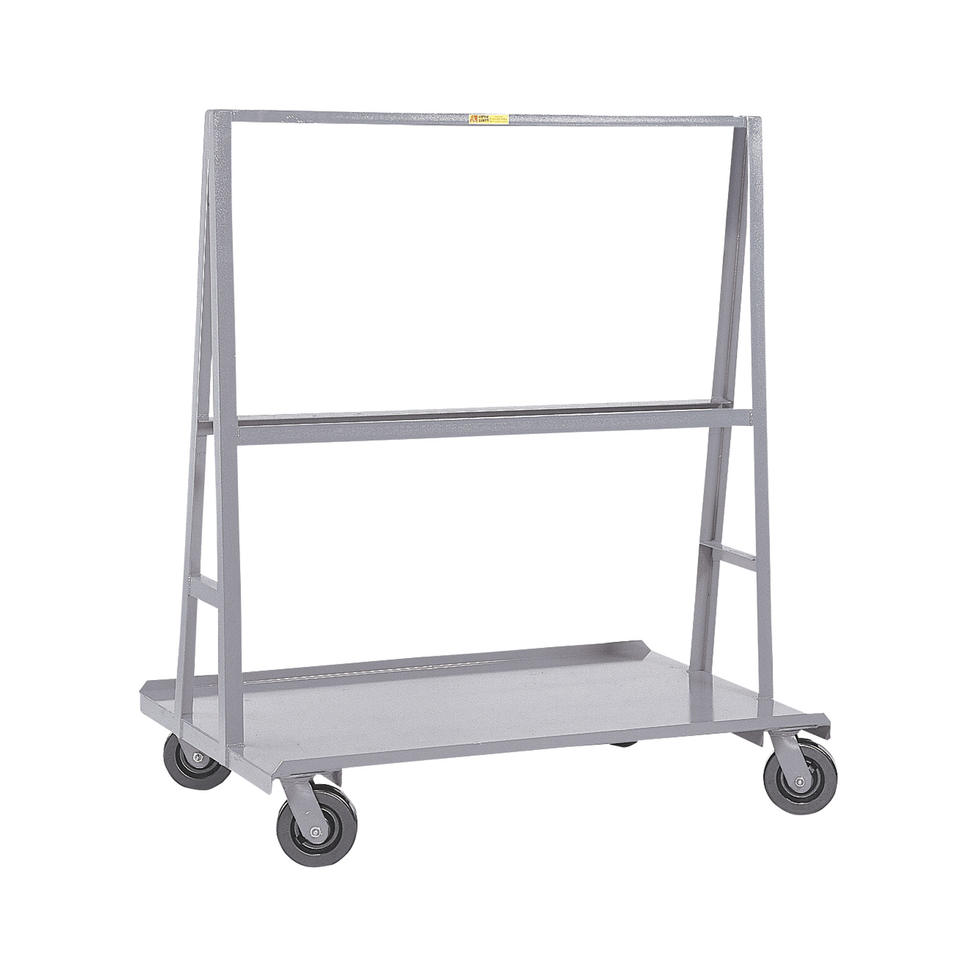 A-Frame 2-Sided Sheet Truck - 24in. x 48in., 2,000-Lb. Capacity, 6in. Wheels, Steel